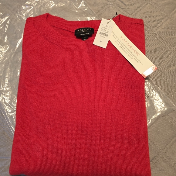 NEW Talbots petite pure cashmere sweater - Picture 6 of 7